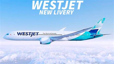 Westjet Reveal New Livery Youtube