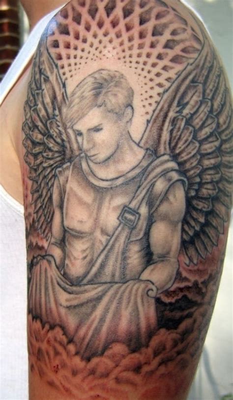 The 95 Best Guardian Angel Tattoos For Men Improb Guardian Angel