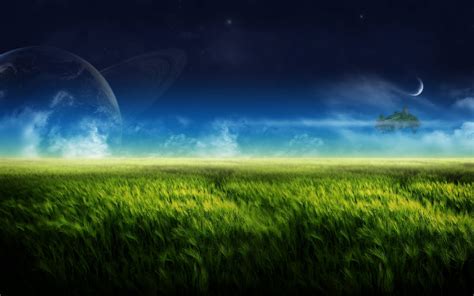 Free Download Dream Landscape Moon Wallpapers 1600x1000 For Your