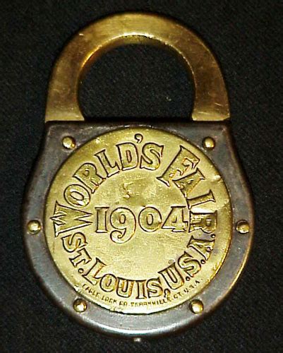 Restraintsblog 1904 Worlds Fair Stlouis Usaeagle Lock Co Pad Lock