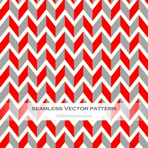 Red And Grey Vintage Chevron Pattern 123freevectors