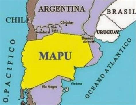 El Wallmapu El Mapa Mapuche Que Genera Tensiones Con Chile