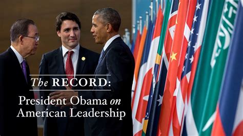 The Record President Obama On 8 Years Of American Leadership In The
