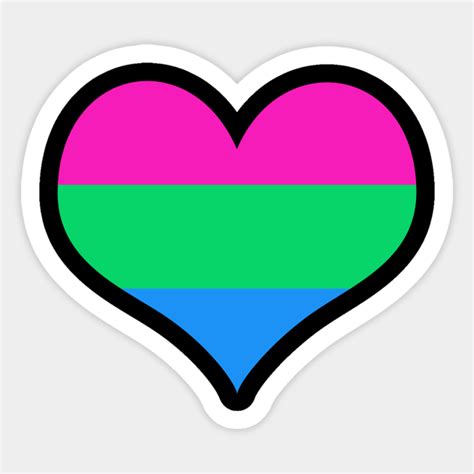 Polysexual Pride Flag Polysexual Pride Flag Sticker Teepublic