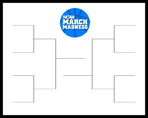 Elite 8 Bracket Template