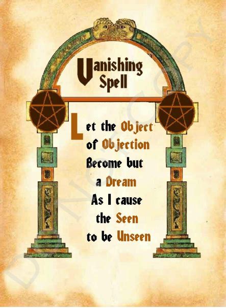 A spoken word or form of words held to have magic power. Vanishing Spell | Destined-The Next Generation of Charmed ...