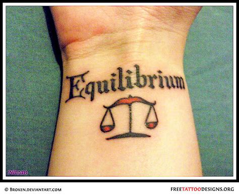 The inner portion of your wrist is the most. Libra Tattoo | Unique Libra Symbol Tattoos