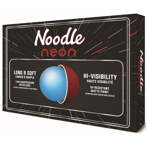 New Taylormade Noodle Neon Red Matte Red 1 Dozen Golf Balls At