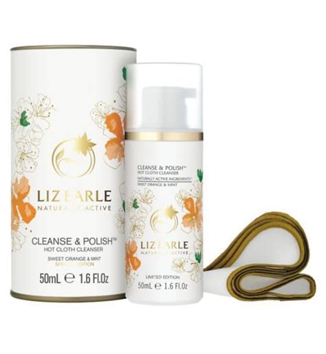 Liz Earle Cleanse And Polish Hot Cloth Cleanser 50ml Xmas Edition Sweet Orange And Mint