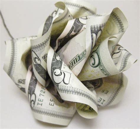 Dollar Bill Origami Flower ~ Easy Crafts Ideas To Make