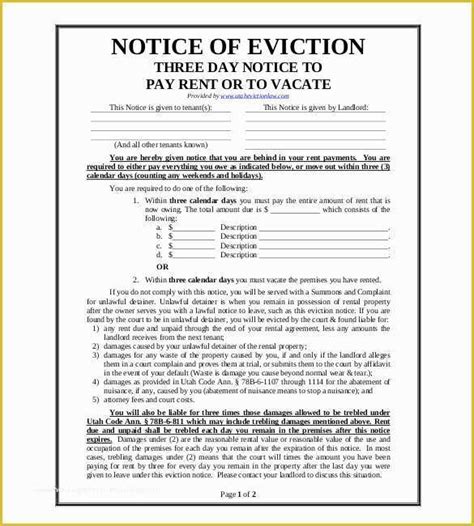 Printable California Day Eviction Notice Form Pdf Templates My XXX Hot Girl