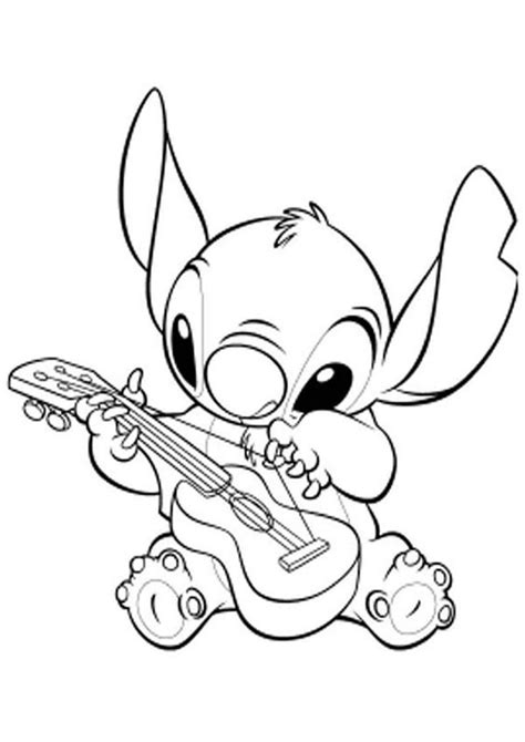 free and easy to print stitch coloring pages tulamama