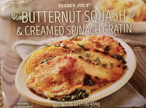 Trader Joes Butternut Squash And Creamed Spinach Gratin