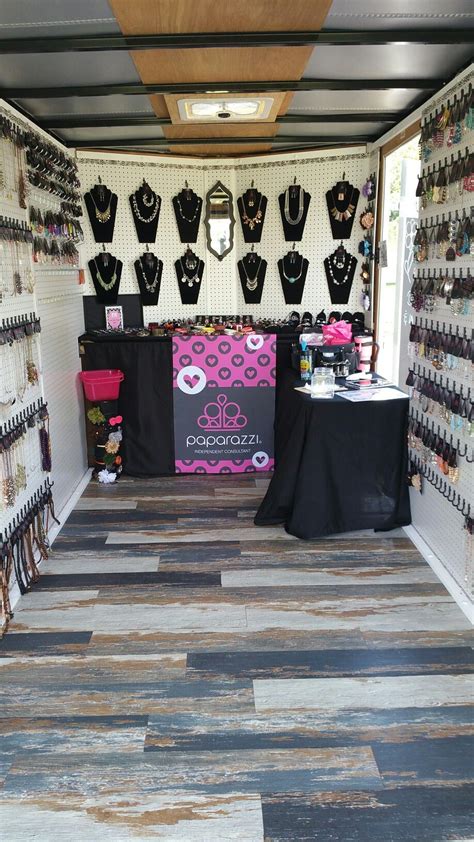My 6x12 Bling Trailer (With images) | Paparazzi jewelry displays