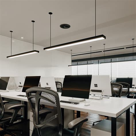 Led Ceiling Lamp Pendant Led Linear Light Hanging Up And Down Lighting