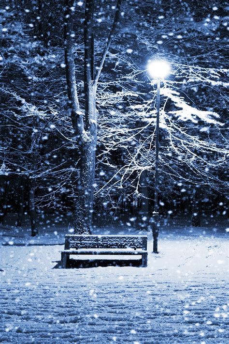 Snowy Night Iphone Wallpaper Wallpapers Photo 36316847 Fanpop