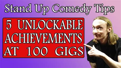 Achievements Comedians Gain At Gigs Youtube