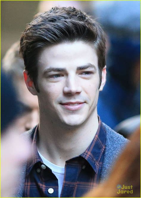 Grant Gustin Gets Playful With Paparazzi In Between The