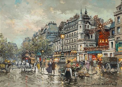 Painting Of The Day Available Antoine Blanchards Le Moulin Rouge A