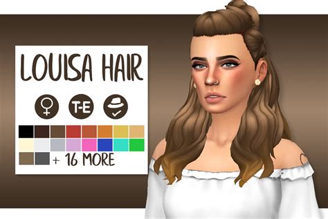Wild Pixel “ Louisa Hair • Female Teen To Elder • 18 Ea Colours • Also