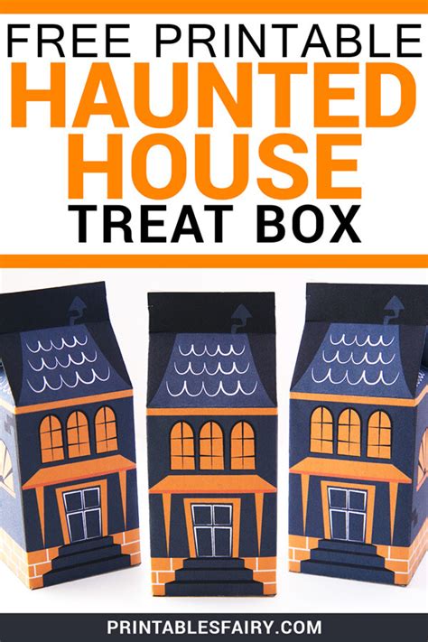 Diy Halloween Treat Boxes Free Printable The Printables Fairy