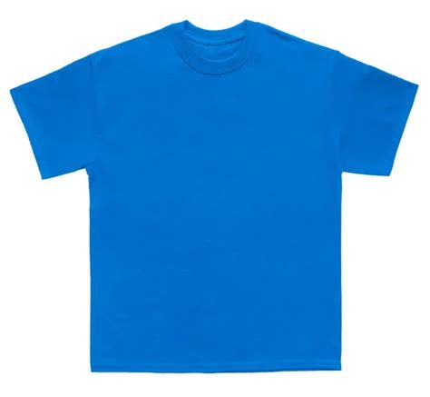 5555 Royal Blue T Shirt Template Front And Back Best Quality Mockups Psd