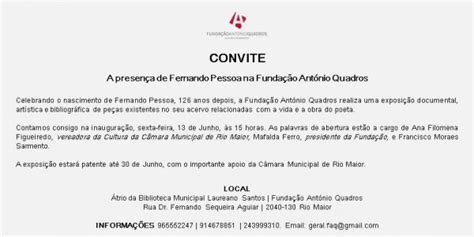 Carta De Convite Para Entrar Em Portugal Convite De F