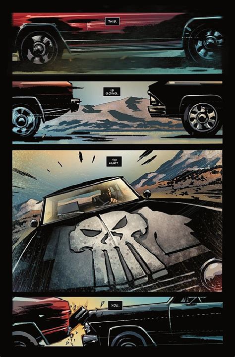 The Punisher Gets Road Rage In ‘punisher Max Hot Rods Of Death Preview