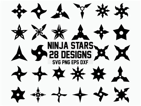 Ninja Star Svg Throwing Star Svg Ninja Svg Cut Files Etsy