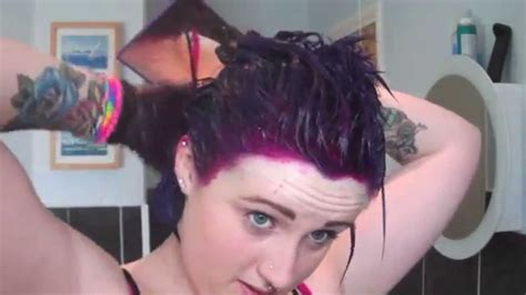 They'll have to take a second glance and ask, wait, is their hair purple?…unless it's sunny outside. Dying My Hair Dark Purple. - YouTube