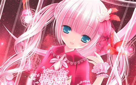 Anime Pink Girl Cute 1815533 Hd Wallpaper And Backgrounds Download