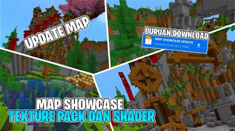 Map Showcase Texture Pack Dan Shader Mcpe Minecraft Pe Youtube