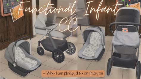 Functional Infant Cc Showcase My Recommended Patreon Pledges The