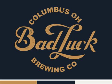 Bad Luck Brewing Co Logo By Mark Mounts On Dribbble