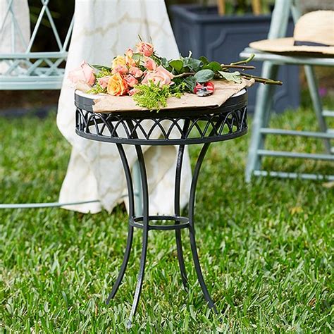 Wrought Iron Patio Furniture Side Table Patio Furniture
