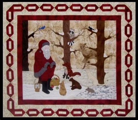 Pin By Annie Christie On Quilted Christmas Picture Quilts Applique