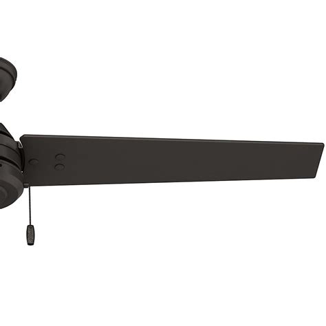 In addition, this 52 inch hunter ceiling fan delivers the ideal airflow due to its 13 degree pitch optimized blade design. Hunter Cassius 52" Indoor and Outdoor Ceiling Fan w/ Pull ...