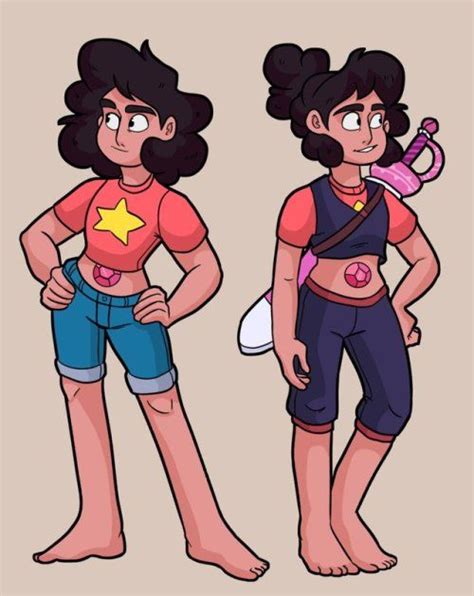 Short Hair Stevonnie By Exoh9 Steven Universe Drawing