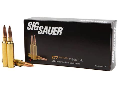 Sig Sauer Elite Performance Ammunition 277 Sig Fury 135 Grain Full