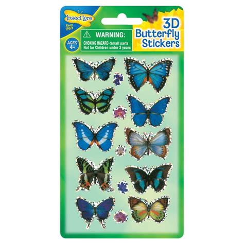 3d Butterfly Stickers Early Years Shop