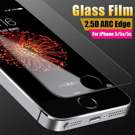 guard film for iphone 5s glass scratch proof tempered glass screen crystal clear ultra thin