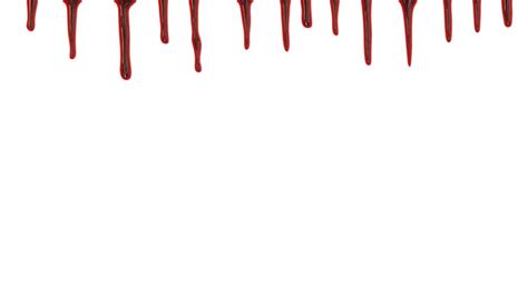 Blood Dripping Down Over White Background Stock Footage Video 100