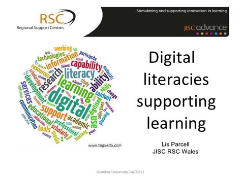 Digital Literacies Supporting Learning By Lis Parcell Via Slideshare