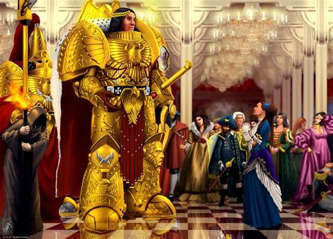 God Emperor Of Mankind With Images Warhammer 40k Warhammer