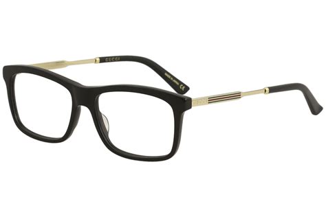Gucci Eyeglasses Gg0302o Gg0302o 001 Blackgold Full Rim Optical