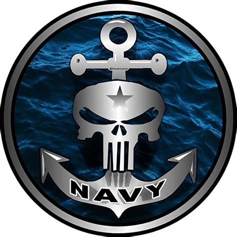 Amazon Com ProSticker V One Patriot Series Navy Military Anchor Decal Sticker