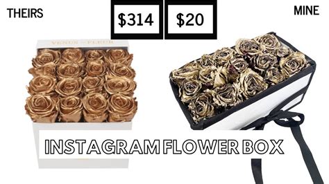 Diy Instagram Flower Box How To Make Forever Roses Lifetime Roses