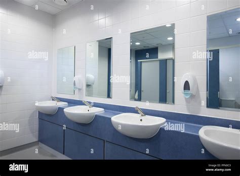 Modern Office Toilets And Washroom Stock Photo Alamy