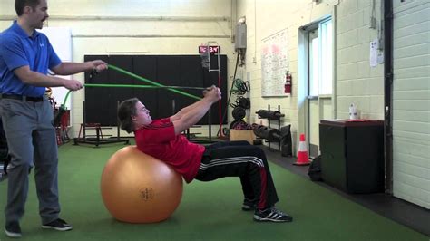 Advanced Dynamic Rhythmic Stabilization Exercises For The Spine Exercise Ball Exercises Rhythmic