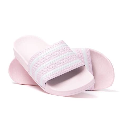 Adidas Originals Adilette Pink Slides In Pink For Men Lyst